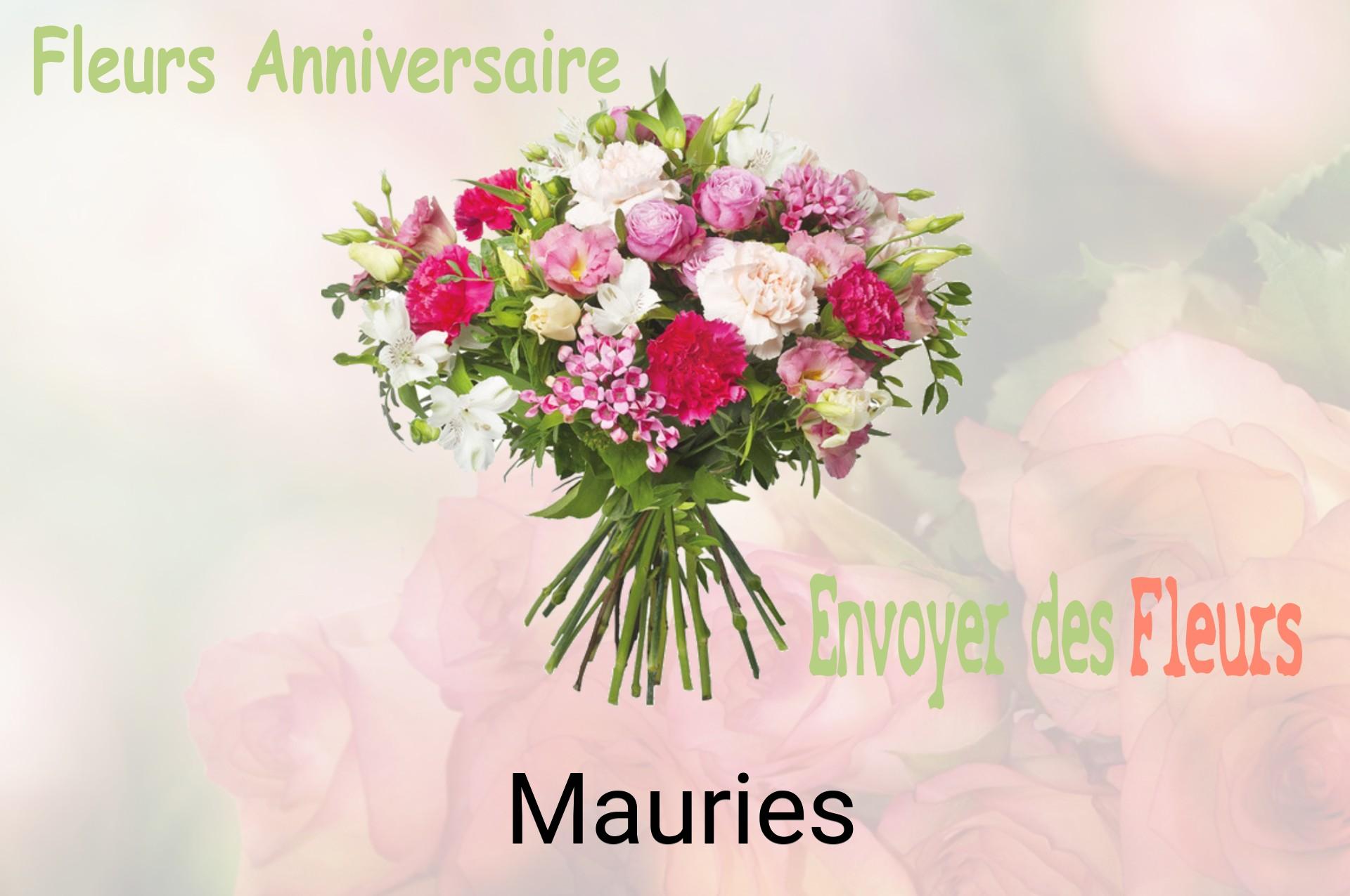 Bouquet de fleurs d’anniversaire livré à Mauries